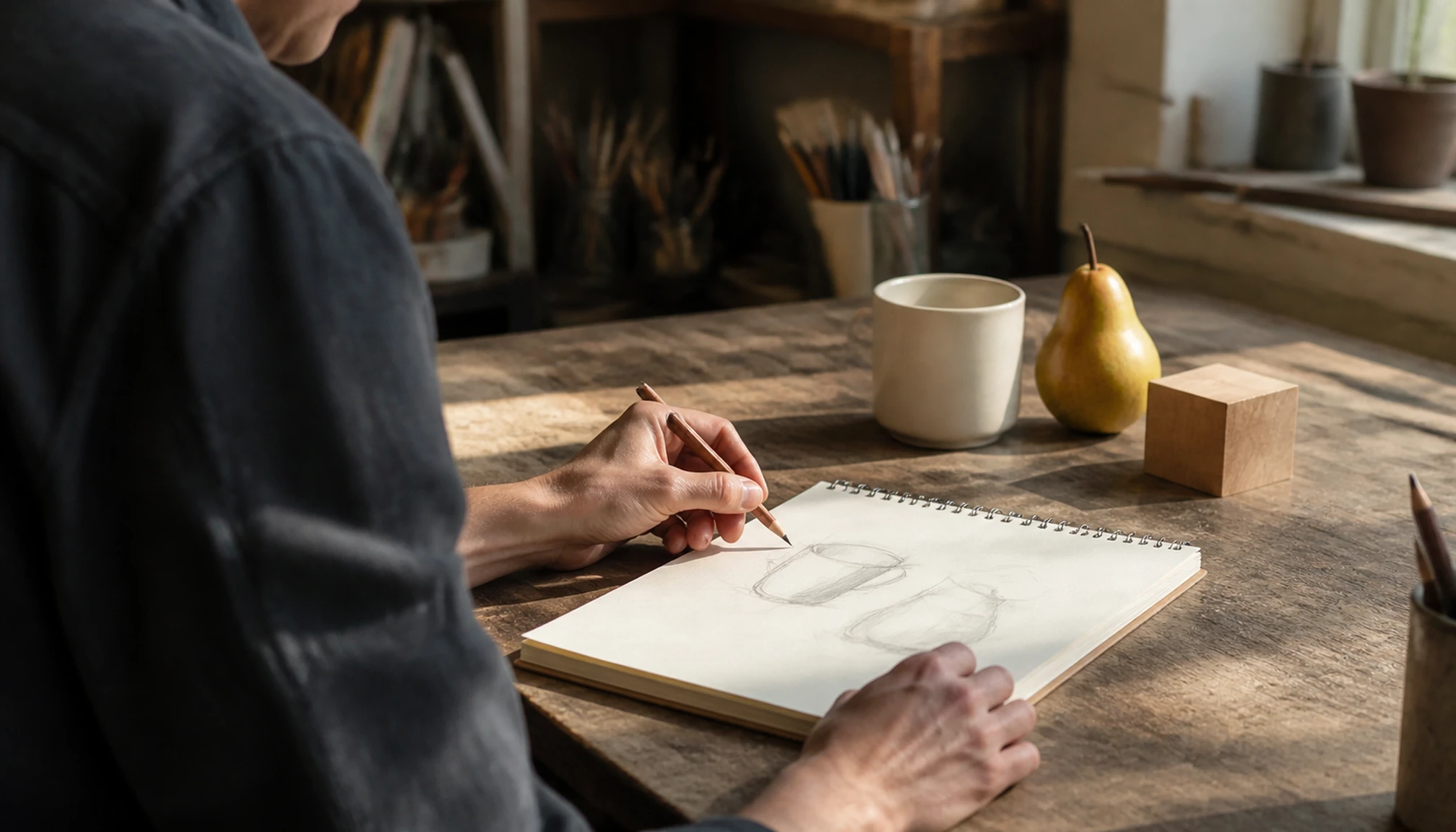 Photographie éditoriale liée à Apprendre le dessin d’observation avec des exercices progressifs