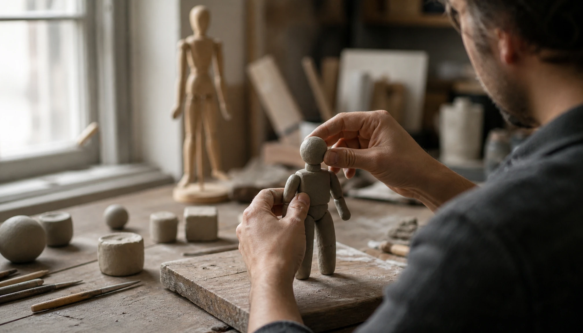 Photographie éditoriale liée à Construire un personnage crédible à partir de formes simples