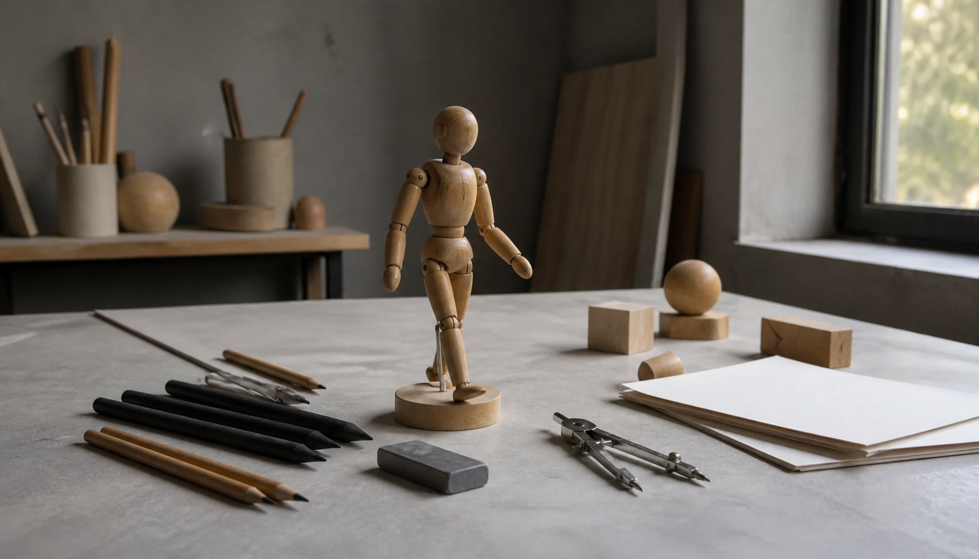 Photographie éditoriale liée à Construire un personnage crédible à partir de formes simples