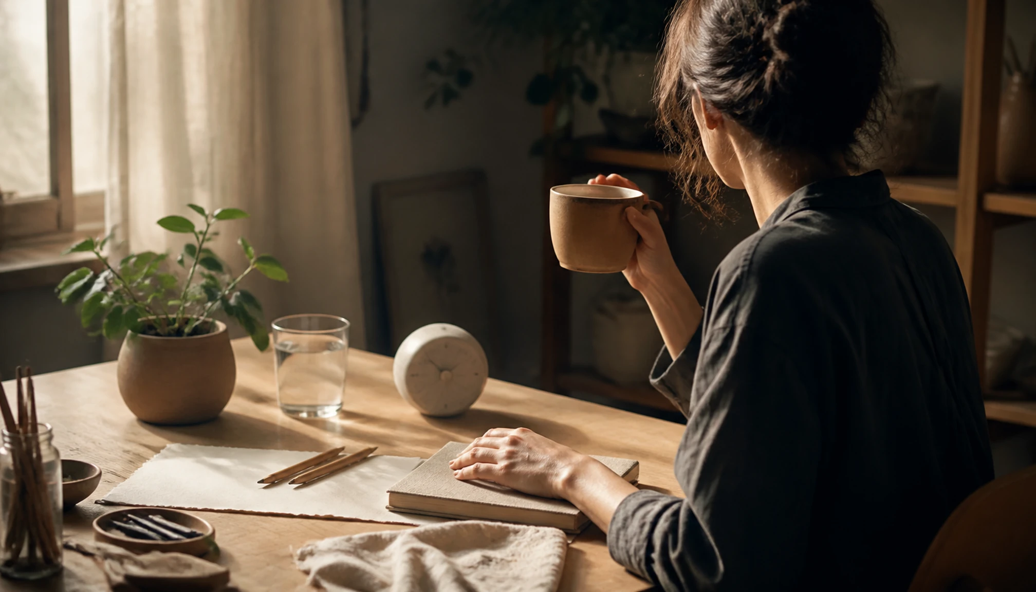 Photographie éditoriale liée à Construire une routine créative régulière sans s’épuiser