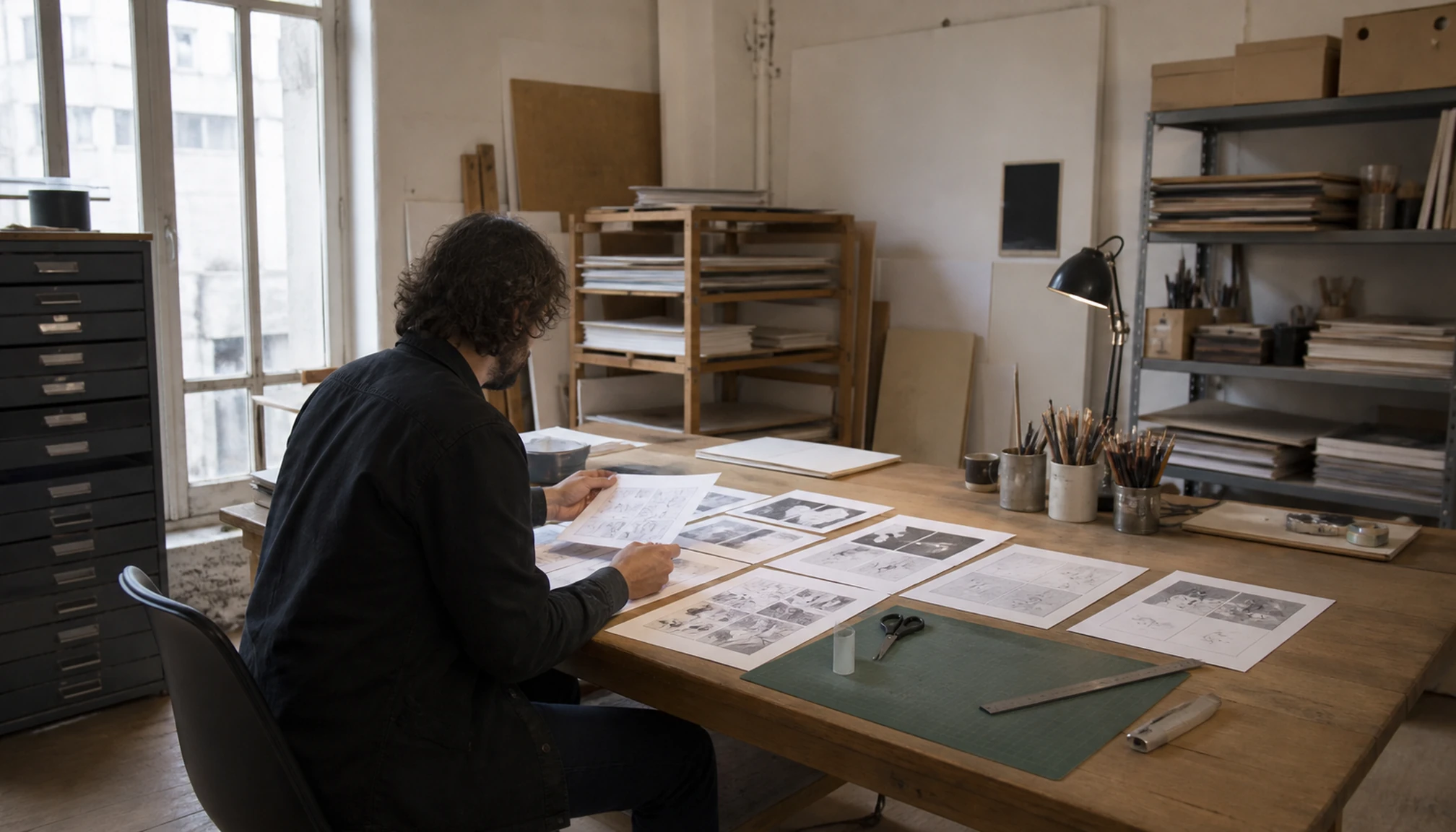Photographie éditoriale liée à Découper une planche pour guider naturellement la lecture